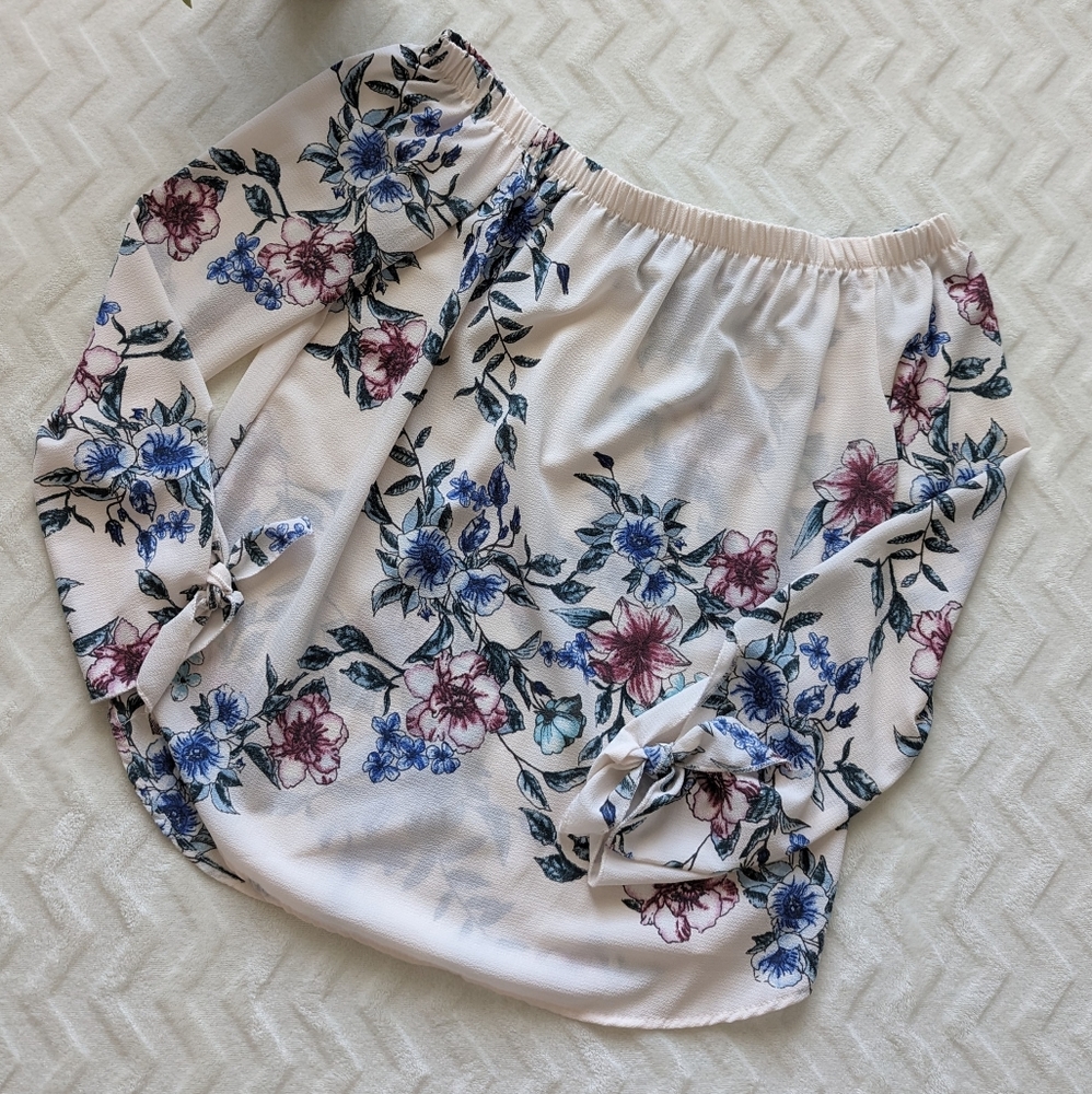 Cream Off the Shoulder Blouse